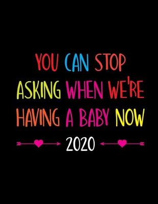 Book cover for You Can Stop Asking When We're Having A Baby Now 2020