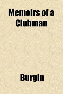 Book cover for Memoirs of a Clubman