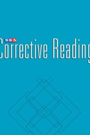 Cover of Corrective Reading Decoding Level B1, Teacher Materials