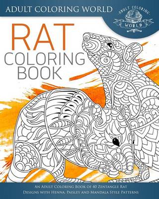 Book cover for Rat Coloring Book