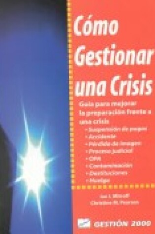 Cover of Como Gestionar Una Crisis