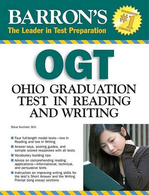 Book cover for Barron's OGT: Ohio Graduation Test in Reading & Writing