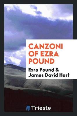Book cover for Canzoni of Ezra Pound