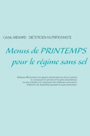 Cover of Menus de printemps pour le régime sans sel