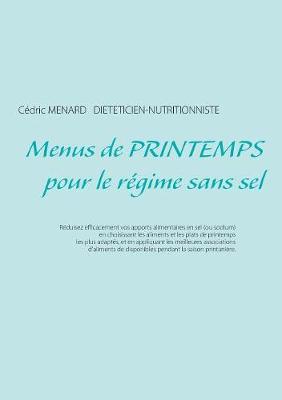 Book cover for Menus de printemps pour le régime sans sel