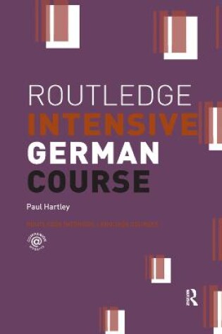 Cover of Routledge Intensive German Course