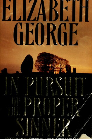 Cover of In Pursuit of the Proper Sinner