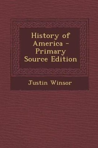 Cover of History of America