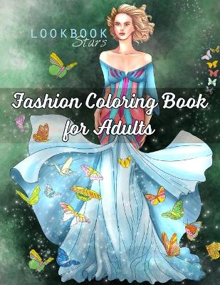 Book cover for Fashion Coloring Book for Adults