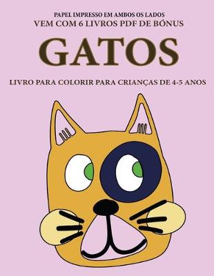 Book cover for Livro para colorir para crian�as de 4-5 anos (Gatos)