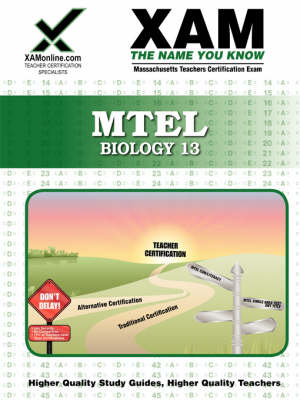 Cover of MTEL Biology 13 Teacher Certification Test Prep Study Guide
