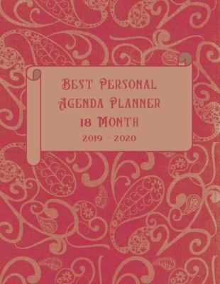 Book cover for Best Personal Agenda Planner 18 Month