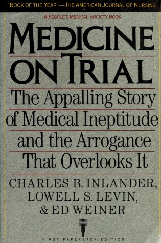 Cover of Medicine on Trial
