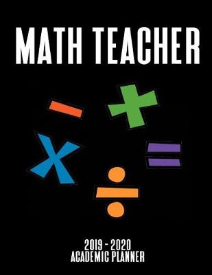 Book cover for Math Teacher Academic Planner