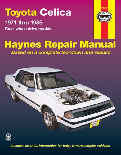 Book cover for Toyota Celica Rear-Wheel Drive (71 - 85)