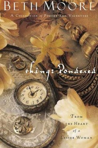 Cover of Things Pondered