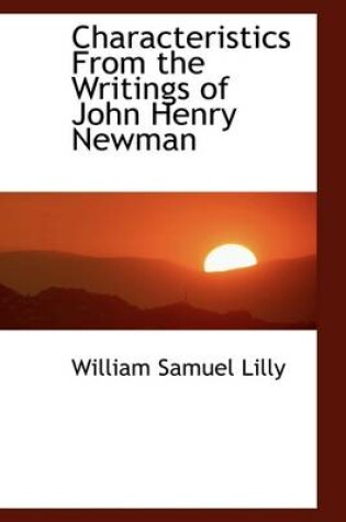 Cover of Characteristics from the Writings of John Henry Newman