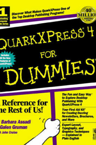 Cover of QuarkXpress 4.0 For Dummies