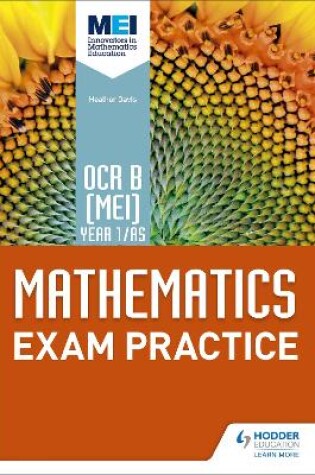 Cover of OCR B [MEI] Year 1/AS Mathematics Exam Practice