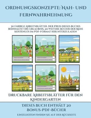 Book cover for Druckbare Arbeitsblätter für den Kindergarten (Ordnungskonzepte