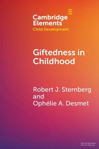 Cover of Giftedness in Childhood