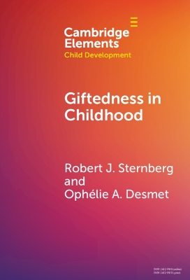 Cover of Giftedness in Childhood