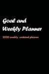Book cover for Goal and Weekly Planner