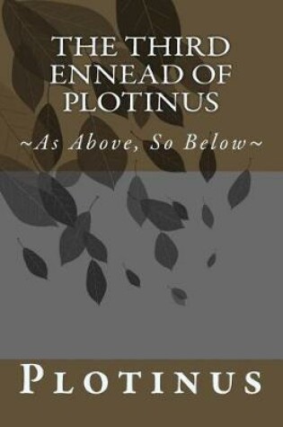 Cover of The Third Ennead of Plotinus