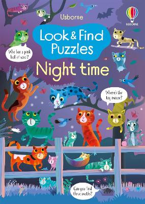 Book cover for Look and Find Puzzles Night time