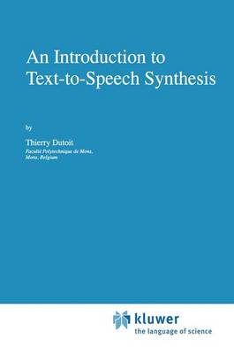 Cover of An Introduction to Text-to-Speech Synthesis