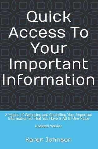 Cover of Quick Access To Your Important Information