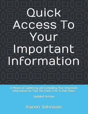 Book cover for Quick Access To Your Important Information