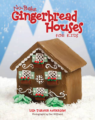 Book cover for No Bake Gingerbread Houses for Kids