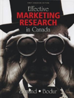 Book cover for Effective Marketing Research in Canada