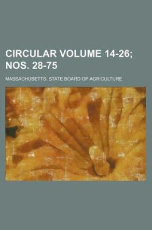 Cover of Circular Volume 14-26; Nos. 28-75