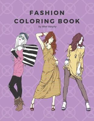 Book cover for Fashion Coloring Book