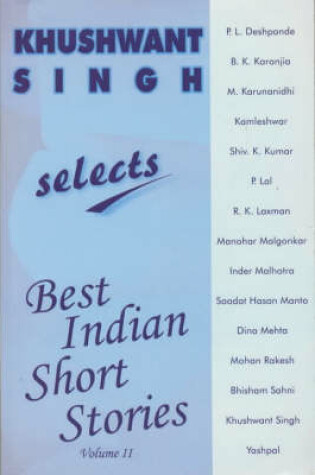 Cover of Khushwant Singh Selects Best Indian Short Stories: Volume 2