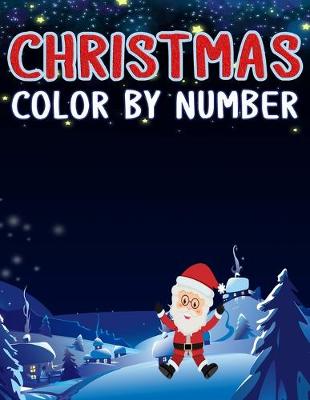 Book cover for Christmas Color by Number