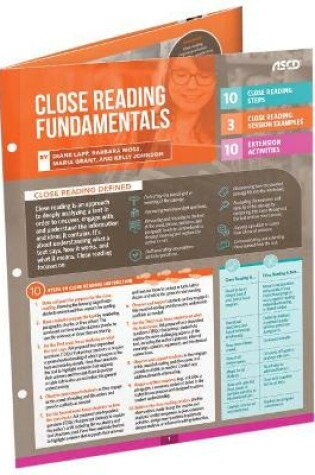 Cover of Close Reading Fundamentals (Quick Reference Guide 25-Pack)