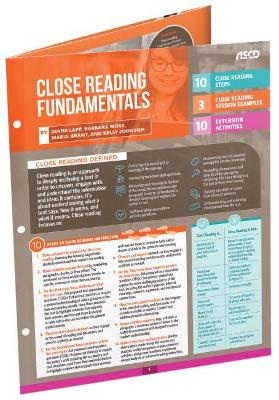 Book cover for Close Reading Fundamentals (Quick Reference Guide 25-Pack)