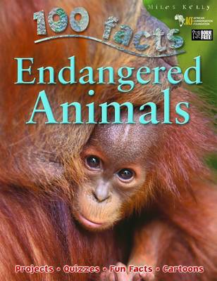 Book cover for 100 Facts Endangered Animals