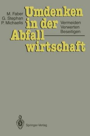 Cover of Umdenken in Der Abfallwirtschaft