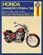Book cover for Honda Shadow VT600 and 750 (88-03)