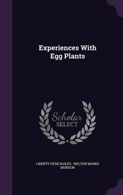 Book cover for Experiences with Egg Plants