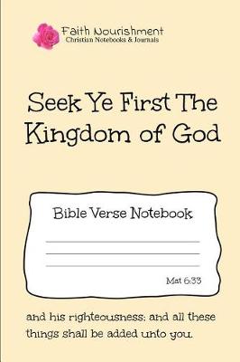 Book cover for Seek Ye First the Kingdom of God