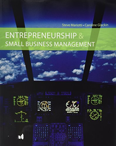 Book cover for Entrepreneurship & Small Business Management with Student Access Code Card