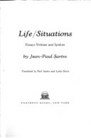 Cover of Life/Situations