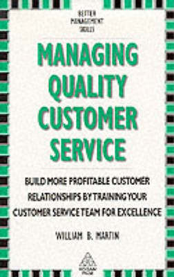 Book cover for Managing Quality Customer Service