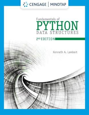 Book cover for Mindtap for Lambert's Fundamentals of Python: Data Structures, 2 Terms Printed Access Card