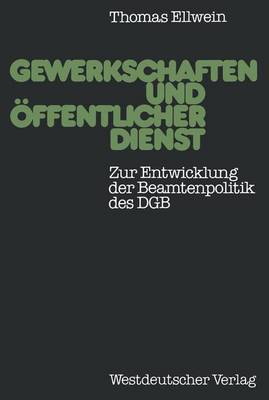 Book cover for Gewerkschaften und öffentlicher Dienst